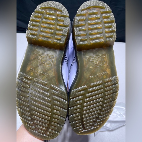 NWT New Marc Jacobs x Dr. Martens Redux Grunge Collection Leather Boot In Lilac - Picture 6 of 12